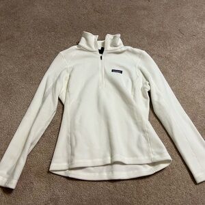 Patagonia White Fleece Pullover